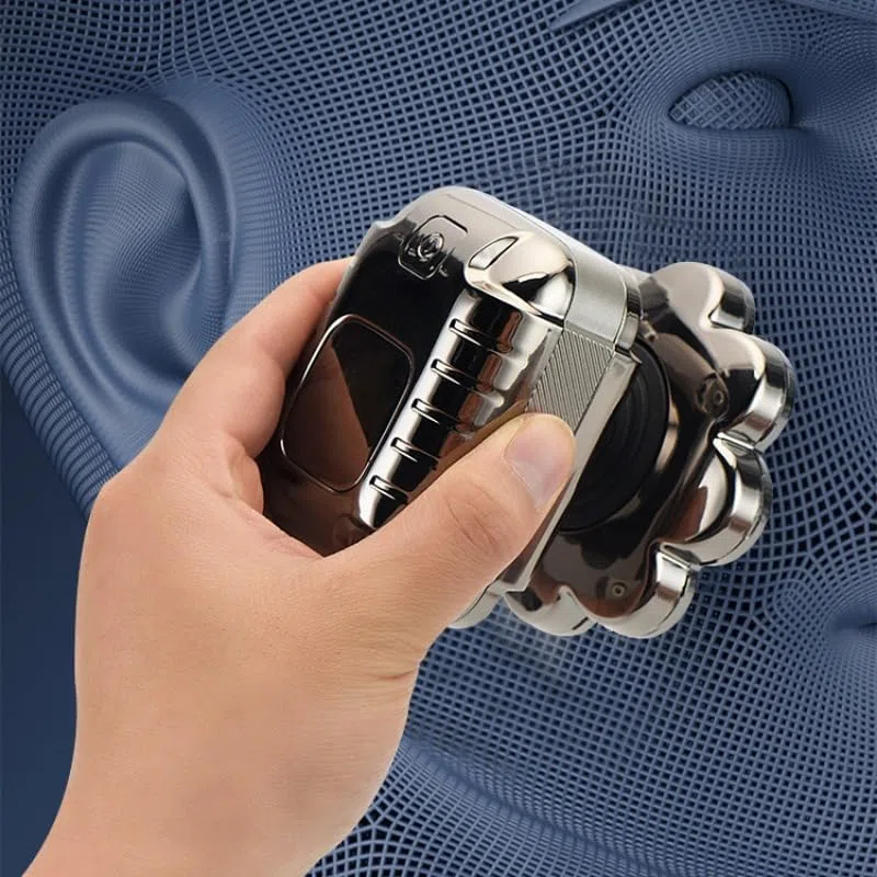 Afeitadoras de cabeza para hombres calvos, afeitadora eléctrica profesional 5 en 1 para hombres, máquina de afeitar multifuncional para cabeza calva, uso en húmedo y seco, kit de aseo eléctrico