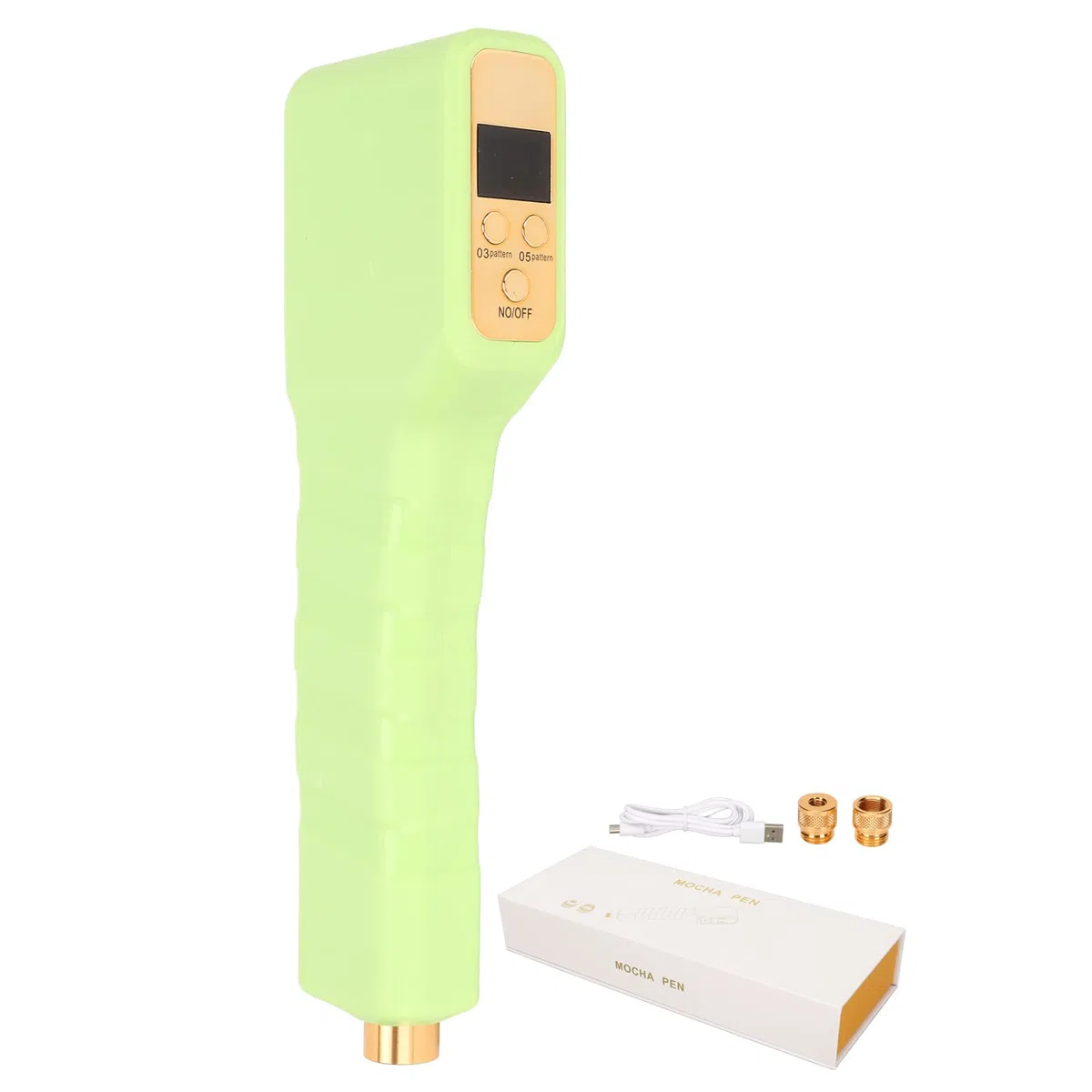 Pluma de inyección hialurónica automática, pluma inyectora facial para eliminación de lipólisis de arrugas, máquina de cuidado facial para apretar la piel (verde)