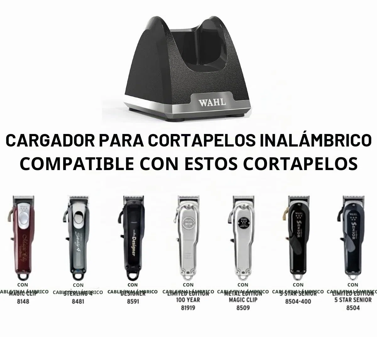 Wahl Cordless Senior - Recortadora profesional (edición metalizada)