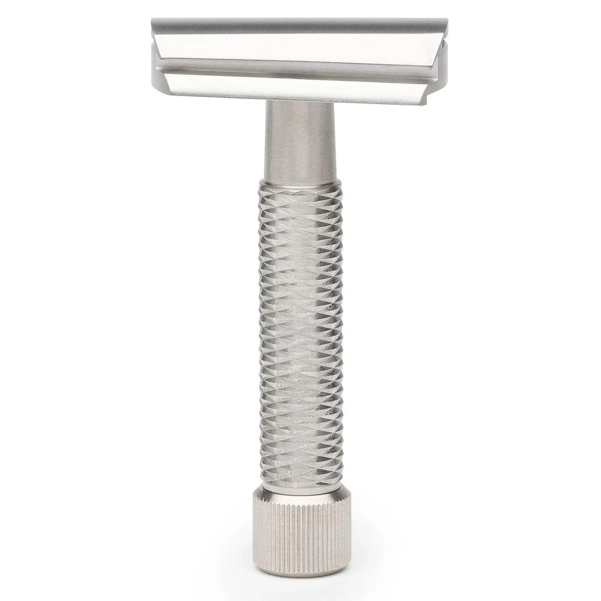 Rex Supply Co. Sentry Slant - Maquinilla de afeitar de seguridad inclinada de acero inoxidable de tres piezas de doble filo para un afeitado apurado y cómodo | Herramienta de afeitado húmedo duradera