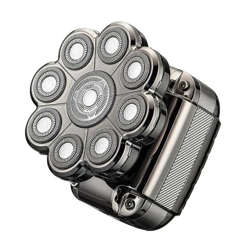 Afeitadoras de cabeza para hombres calvos, afeitadora eléctrica profesional 5 en 1 para hombres, máquina de afeitar multifuncional para cabeza calva, uso en húmedo y seco, kit de aseo eléctrico