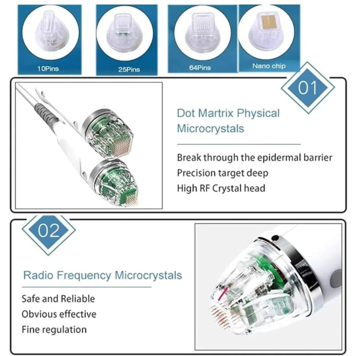Dispositivo Eliminación Arrugas Y El Tratamiento Estrías, Máquina Microagujas Radiofrecuencia Fraccionada Rejuvenecimiento Facial, Terapia Lifting Cutáneo Y Rejuvenecimiento Piel