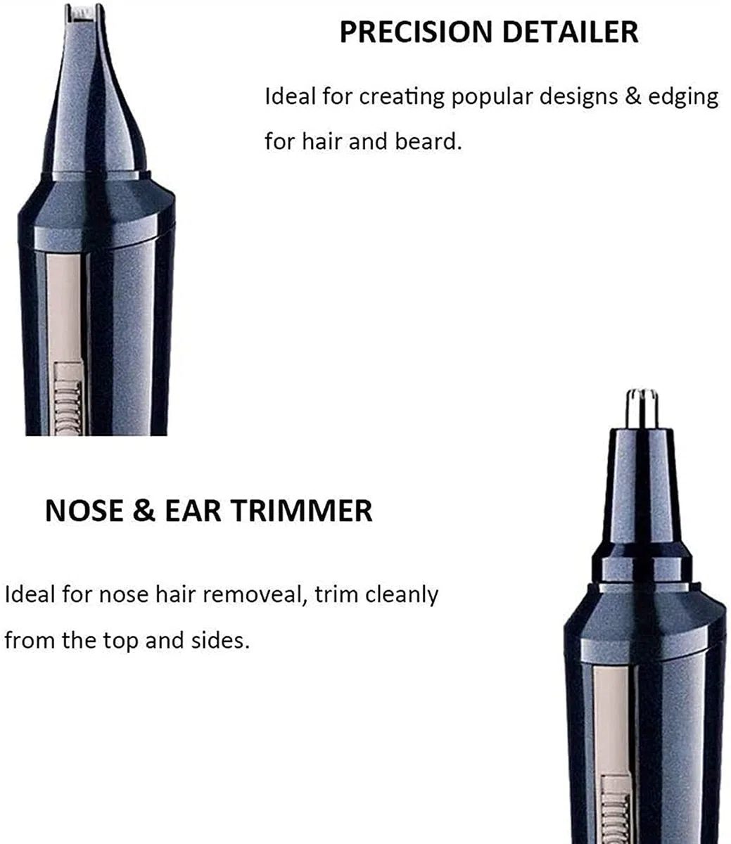 Trimmer del Cabello de la Oreja y la Nariz, la Recortadora Profesional de la Nariz for Hombres y Mujeres Eye Cy Cyebrow Pein Facial Trimmer Kit de Aseo Corporal, Impermeable fácil Limpieza